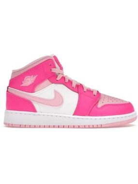 Nike Air Jordan 1 Mid White Fierce Pink